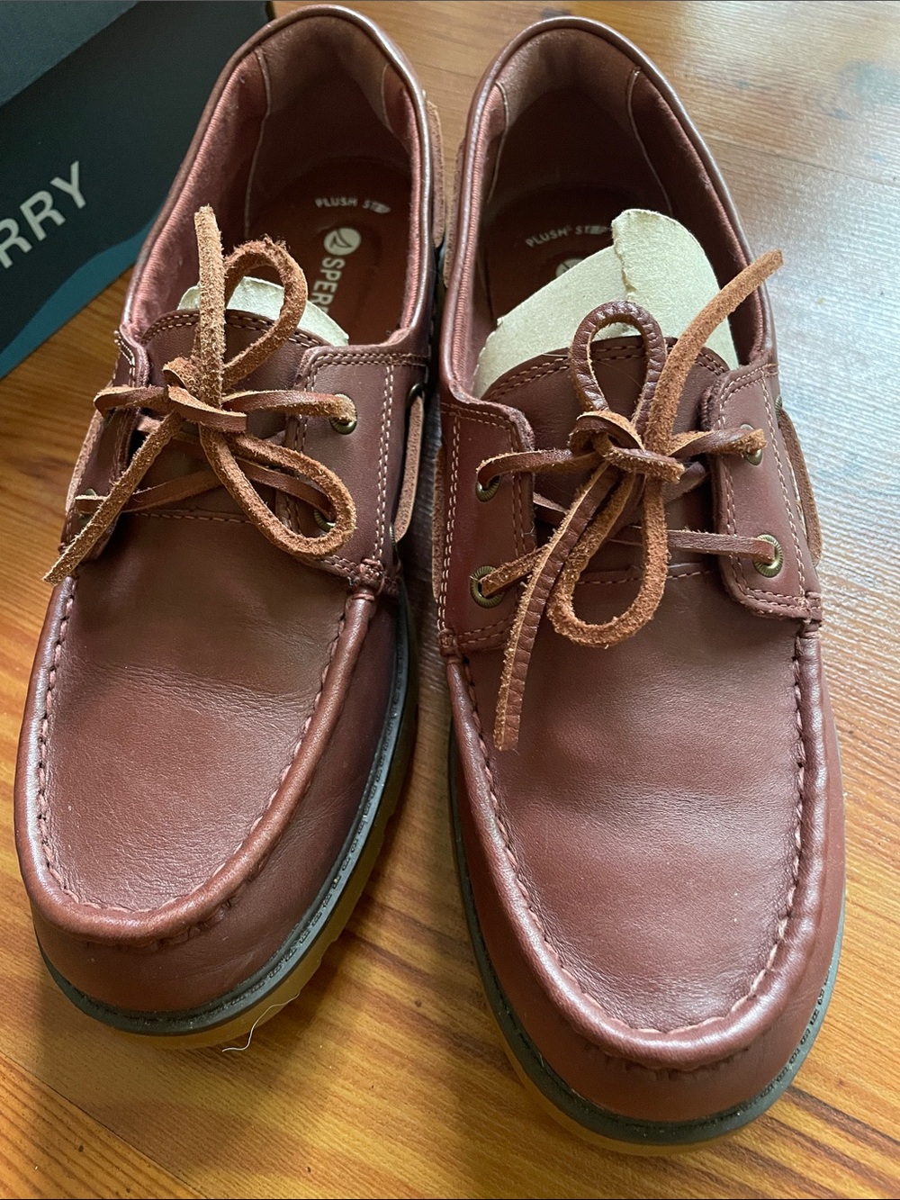 Sperry Women’s Chestnut Leather Lug Sole Boat Shoes